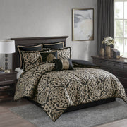 8PCS King Jacquard Comforter Set