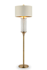 62.25-Inch Pluviam Crystal Floor Lamp