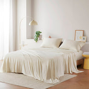 Cotton Blend Jersey Knit All Season Sheet Set King