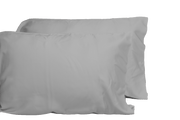 Luxurious Viscose from 100% Bamboo 2-Piece Pillowcase Set , Oeko-TEX Certified, King - Silver Grey