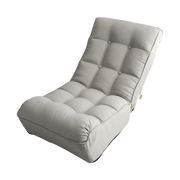 Adjustable Gray Metal Reclining Chair for Living Room and Balcony