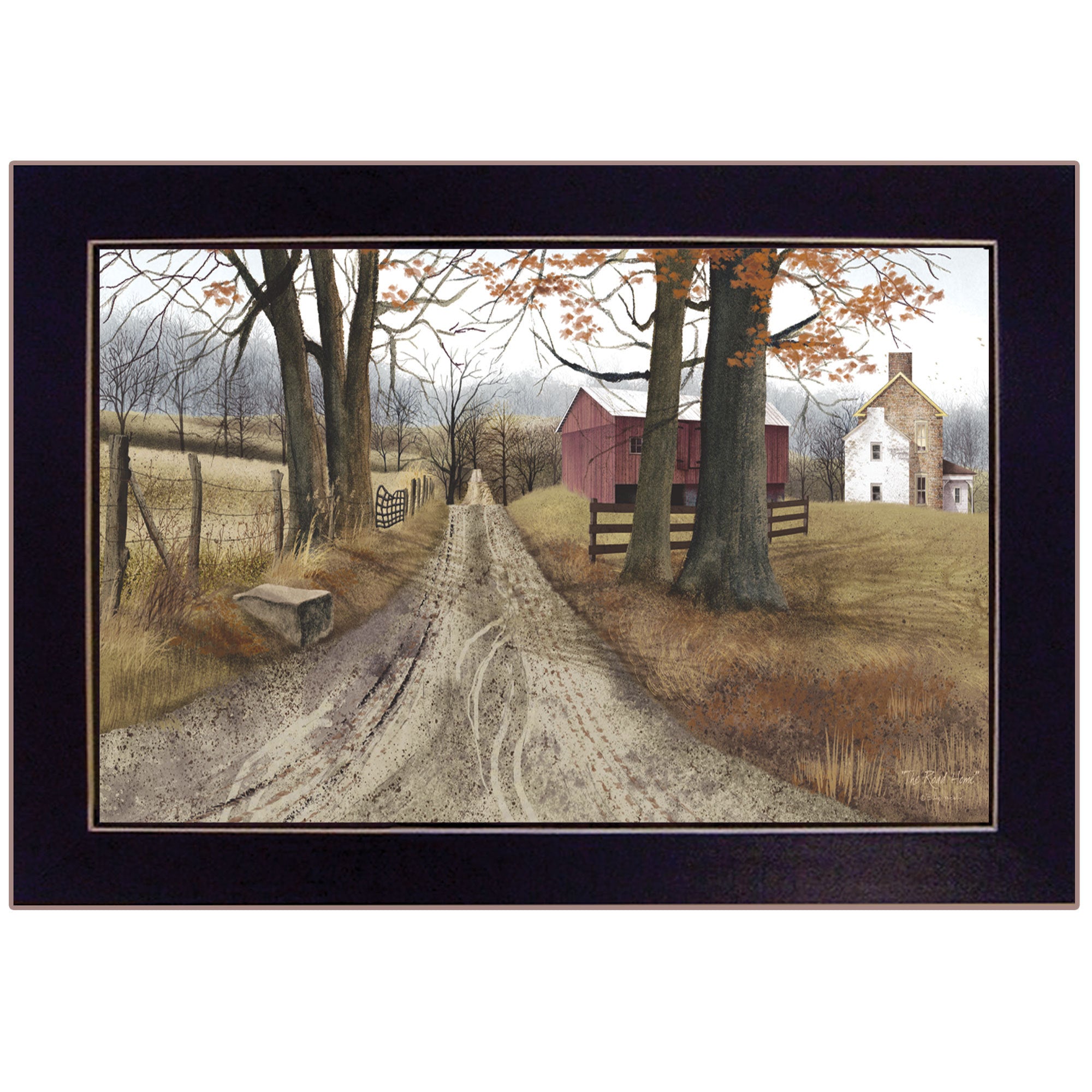 'The Road Home' by Billy Jacobs, Ready to Hang Framed Print, Black Frame