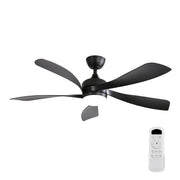 (Same as W882P146310) 52 Inch Modern Ceiling Fan With 3 Color Dimmable 5 ABS Blades Remote Control Reversible DC Motor With Led Light