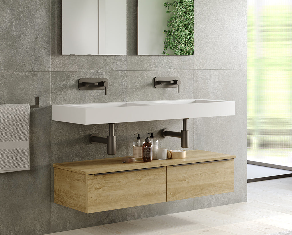 DAX Sink P Trap - Matt Black Finish