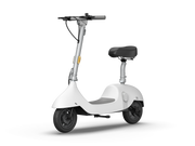 Electric Scooter with Foldable Seat w/35 Miles Operating Range & 15.5mph Max Speed - White