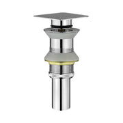 DAX Square Vanity Sink Pop up Drain without Overflow