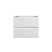 Alice-24W-201,Wall mount bathroom vanity WITHOUT basin, white color, with two drawer, Pre-assembled