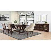 Fremont Antique Brown Trestle Rectangular Dining Table
