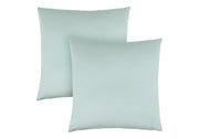 Pillows, Set Of 2, 18 X 18 Square, Insert Included, Decorative Throw, Accent, Sofa, Couch, Bedroom, Mint Green Hypoallergenic Polyester, Modern