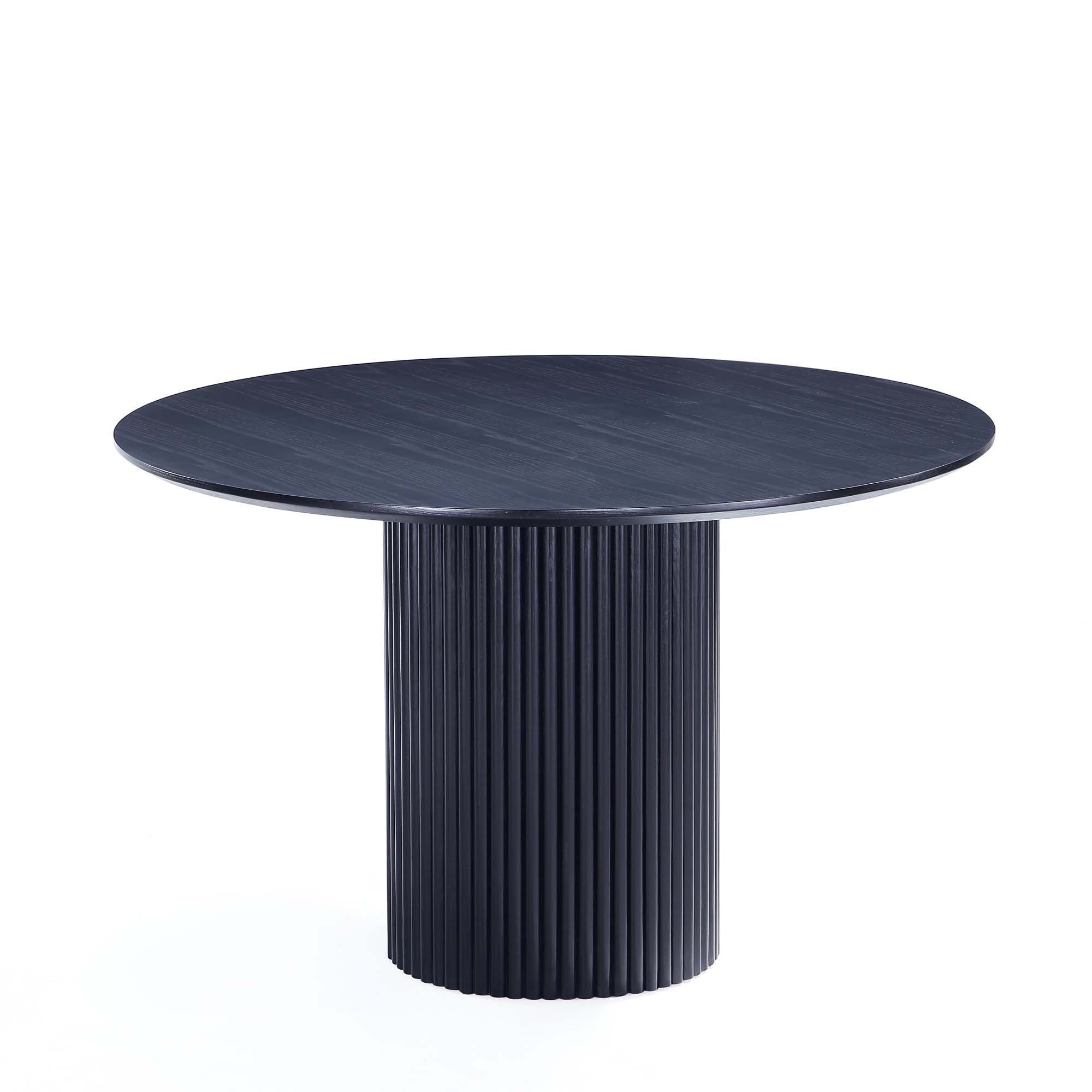 Hathaway 47' Round Dining Table in Black