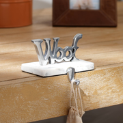 Marble & Shiny Polish Stocking Holder - Woof Design