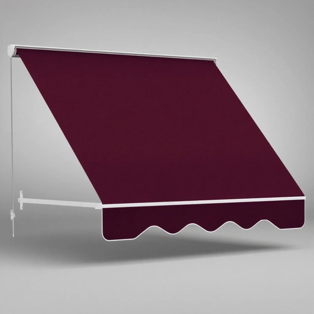 Window Awning Arm Manual Retractable Window Awning Sun Shade Shelter for Patio Balcony Outdoor