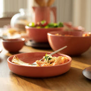 Rustic Reef Ceramic Pasta Bowl – Elegant & Durable Dish for Stylish Dining