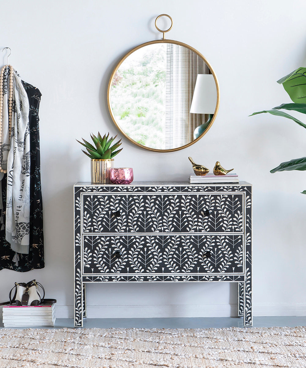 26' x 32' Circle Wall Mirror with Gold Metal Frame, Accent Mirror for Living Room, Entryway, Office