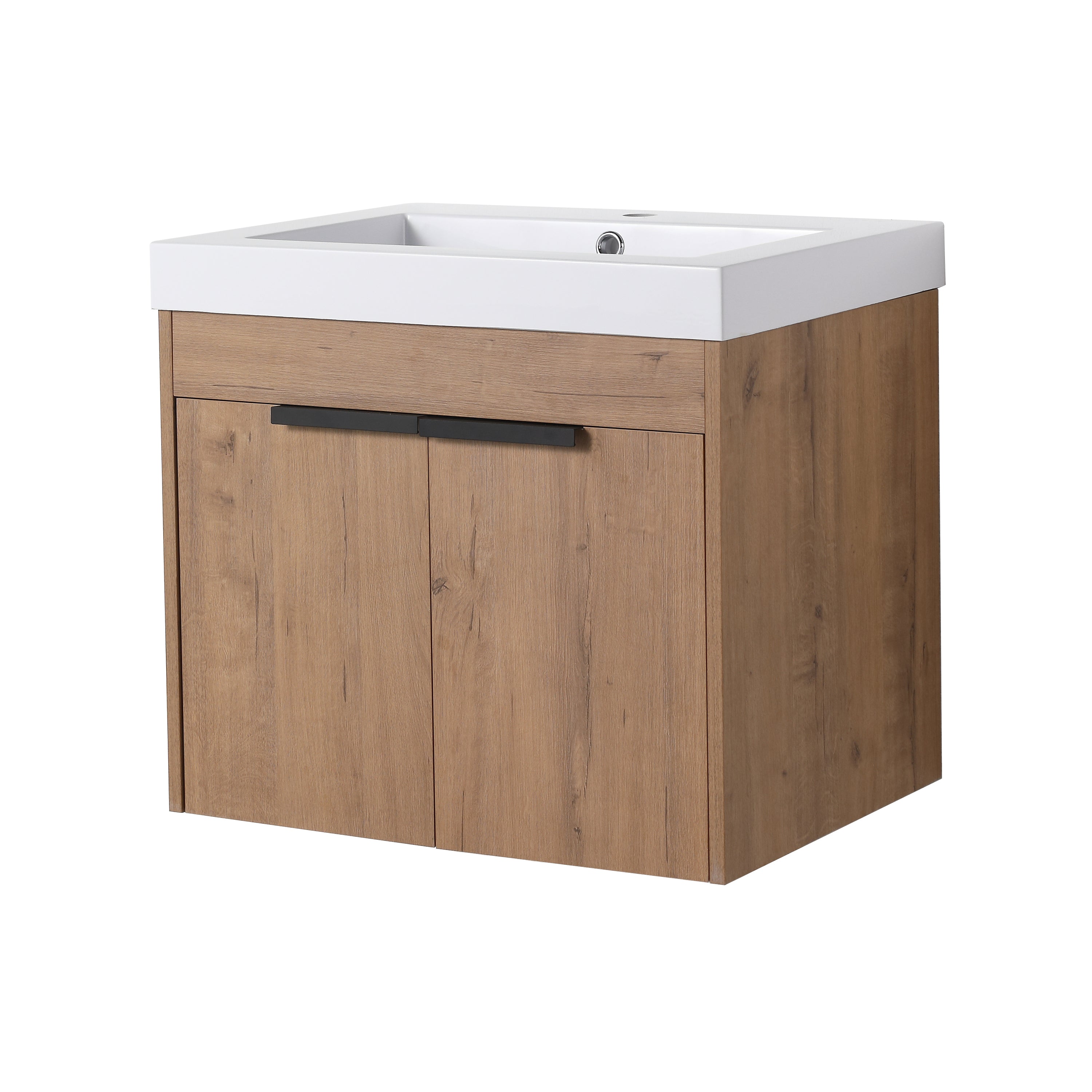 24 Inch Bathroom Vanity With Top,Resin Basin,Soft Closing Doors(KD-PACKING)