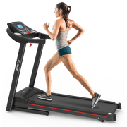 Fitshow App Home Foldable Treadmill with Incline, Folding Treadmill for Home Workout, Electric Walking Running Treadmill Machine 5' LCD Screen 250 LB Capacity Bluetooth Music