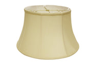 Slant Shallow Drum Softback Lampshade with Washer Fitter, Antique White