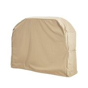 SHIELD Durable BBQ Grill Cover Beige Fabric 58x24x48 Inches