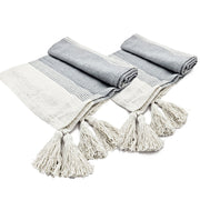50x60' Conrad Grey Throw Blanket, 2 Pack