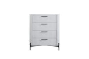 4 Drawer Chest - White