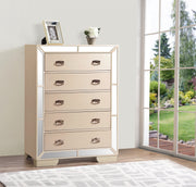 Elegant Pearl-Finished Storage Chest