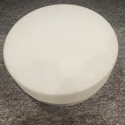 1 PACK LED Flush Mount Ceiling Light Fixture, Modern Kitchen Recessed Ceiling Lamp 24W 12 Inch Closet Round Surface for Bathroom Laundry Bedroom Hallway(White)