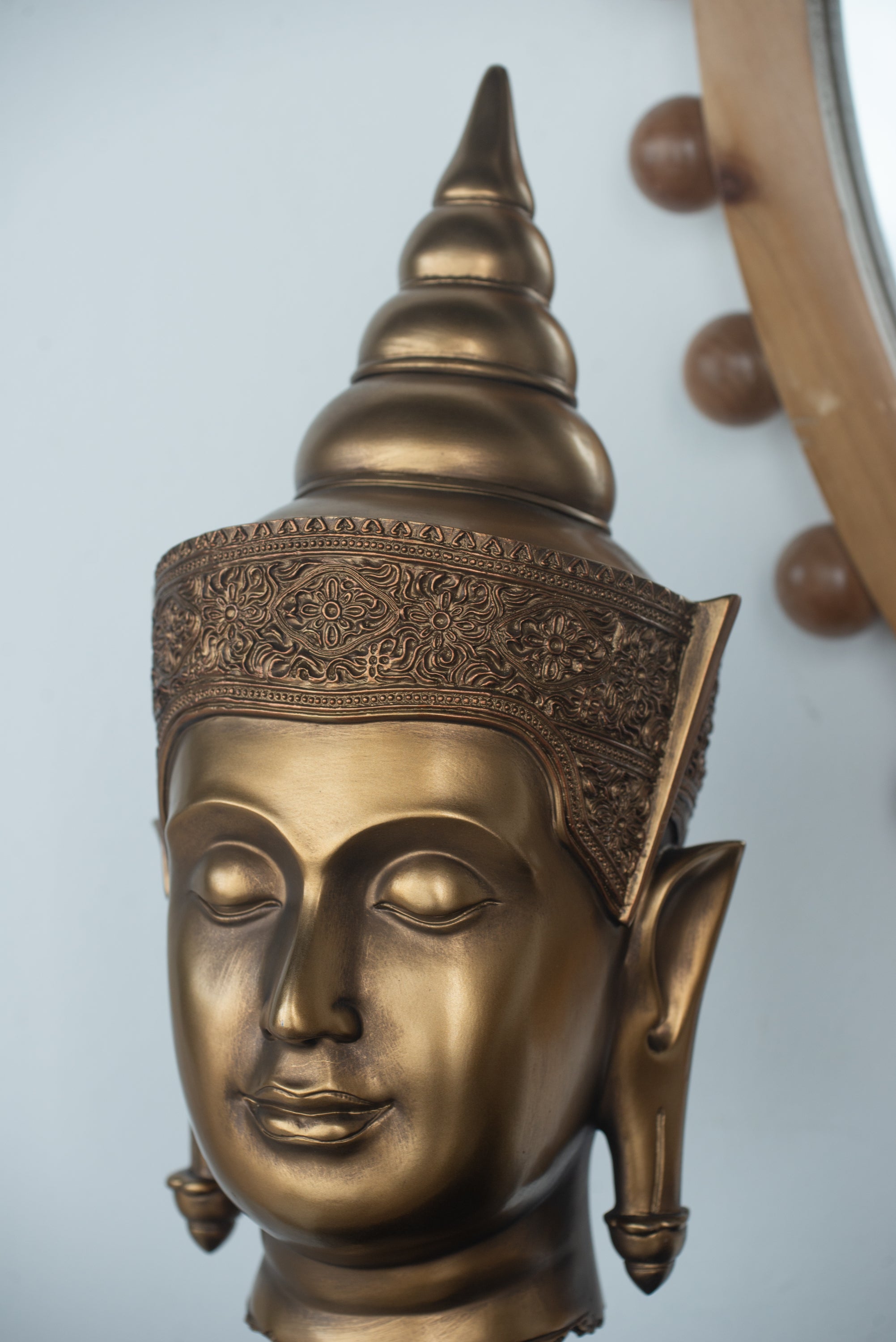 6.3x7.5x14.2' Buddha Statue Head