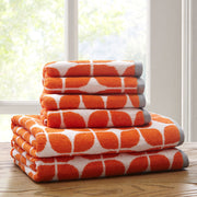 Cotton Jacquard Bath Towel 6 Piece Set