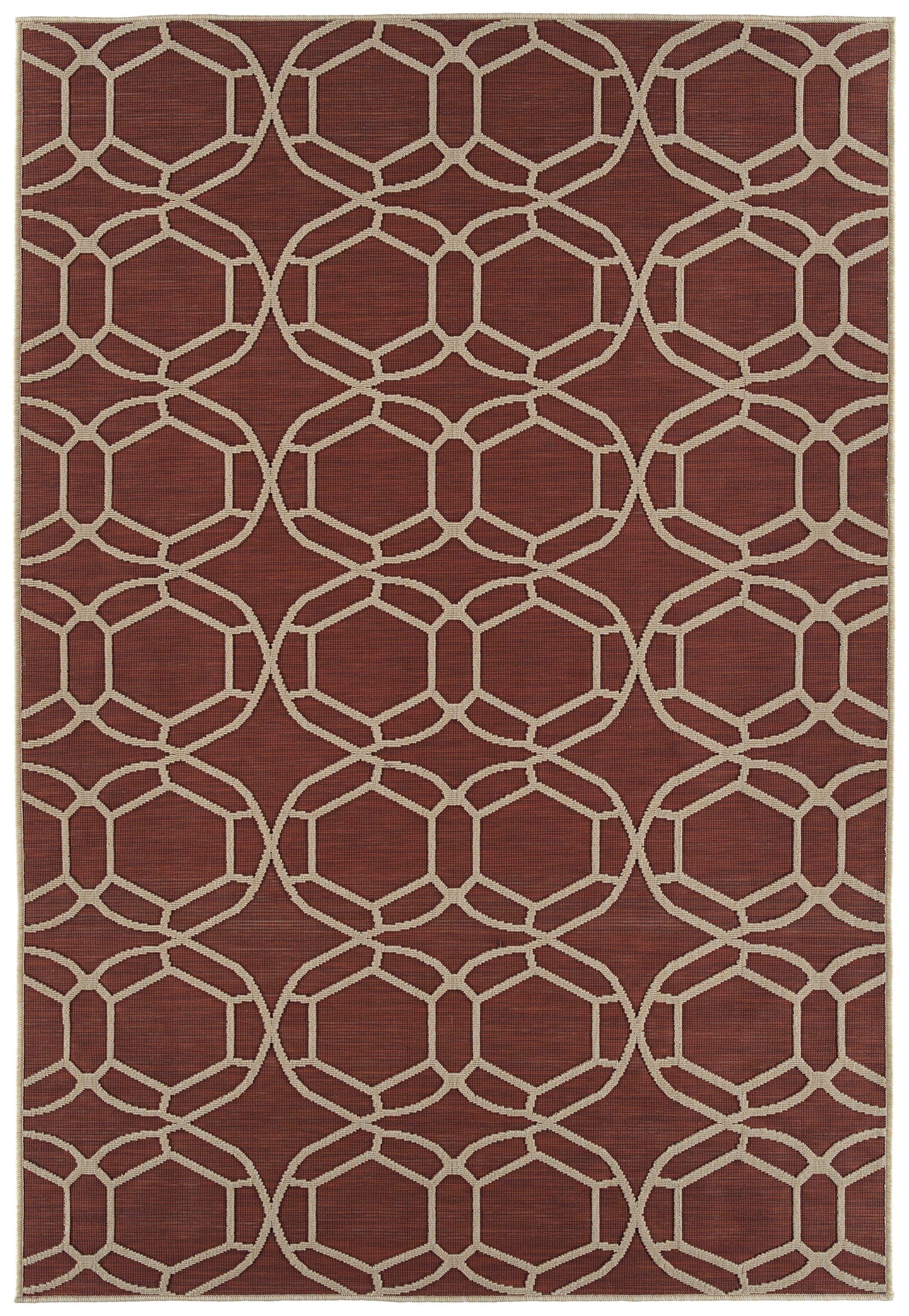 Contemporary, Transitional, Geometric, Textured, High-Low Cut & Loop 2' x 3' Rectangle Throw Rug