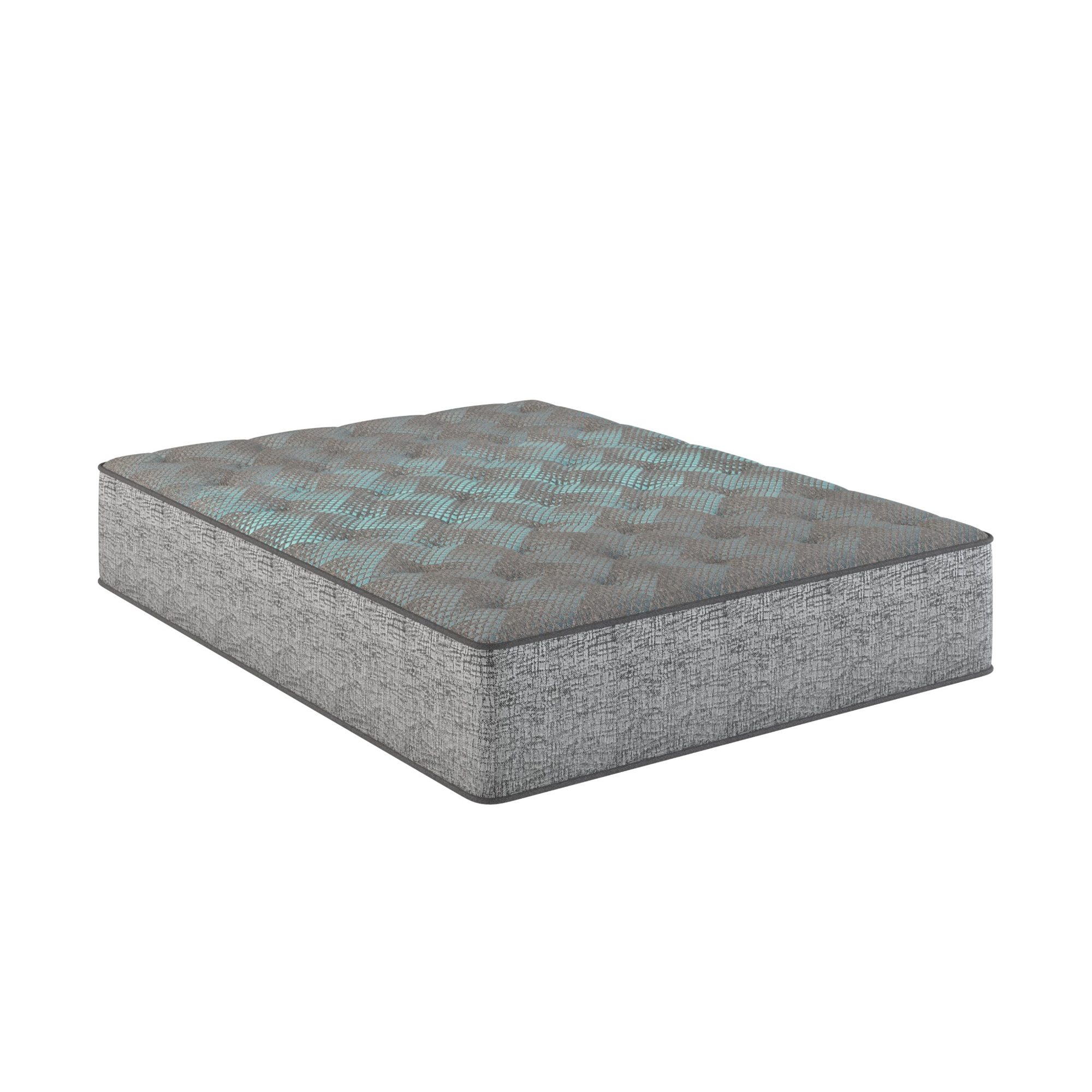 Restonic Comfort Care 13' Hybrid Mattress, Firm Support, Cooling Technology, Grey+Blue, Foam, King Size