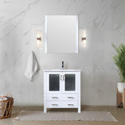 White Bath Vanity 30 in. W x 18.25 in. D