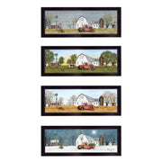 'Billy Jacobs Four Seasons Collection V' 4-Piece Vignette, Black Frame