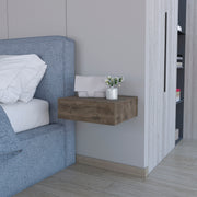 Vienna Floating Nightstand, Sleek Wall-Mounted Design with Spacious Drawer Storage