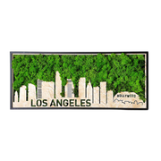 Los Angeles Moss City Silhouette Metal Wall Art Small