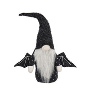 10x3x15.5' Fabric Black Gnome With Wings Decor, for Halloween Decor