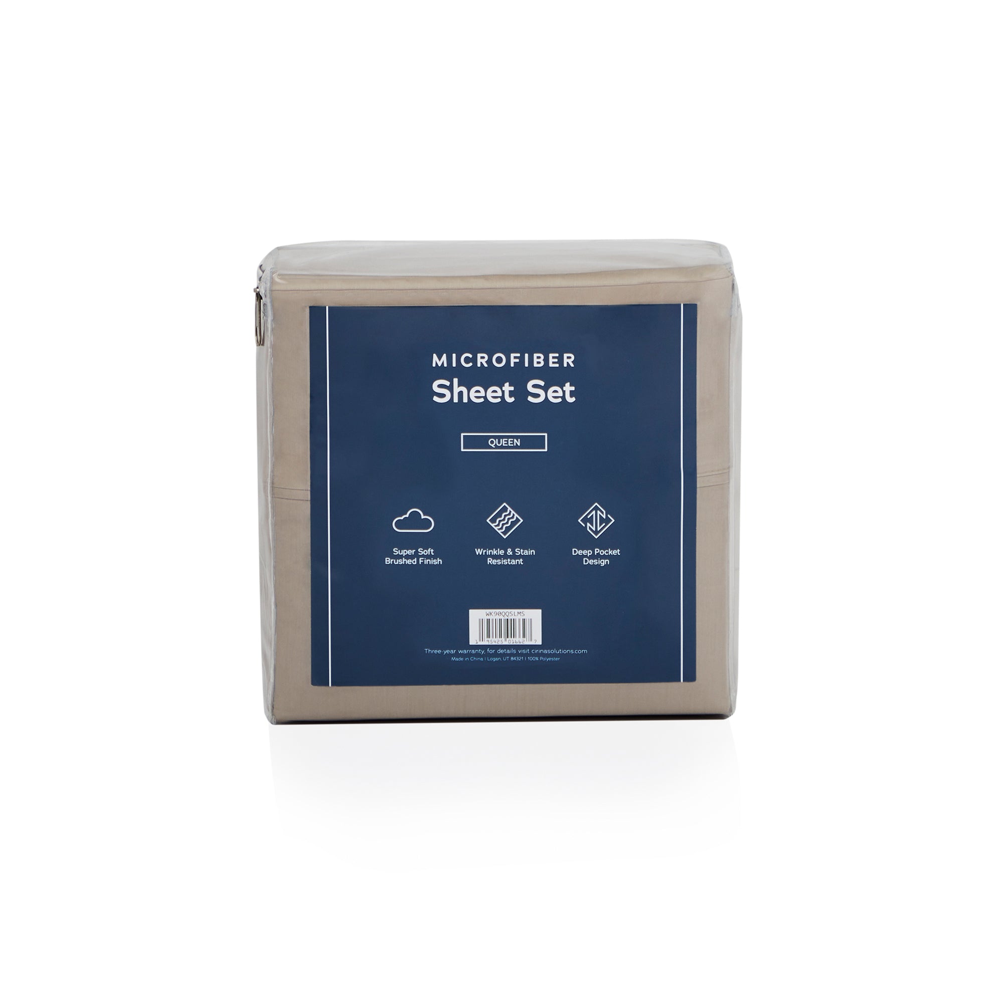 Weekender Microfiber Sheets, cal king, Sandstone