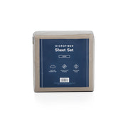 Weekender Microfiber Sheets, split cal king, Sandstone