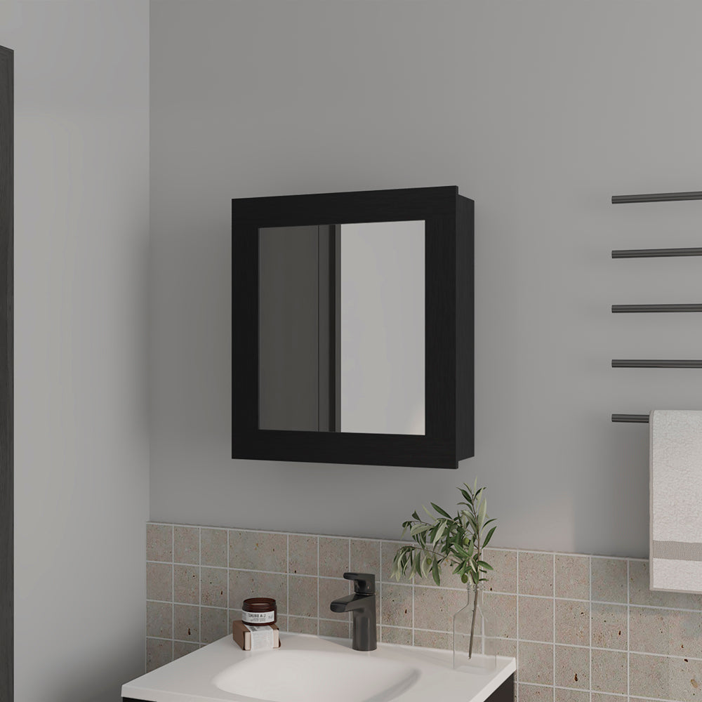 Medicine Cabinet Hailey, Bathroom, Black
