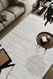 Lydia Ivory, Gold, Green, Rust, Gray and Charcoal Polypropylene Area Rug