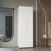 Armoire, Two Shelves, Rod, Double Door Cabinet Armoire