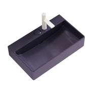LOFI 24'' Bathroom Sink without Cabinet, Purple Ceramic Basin