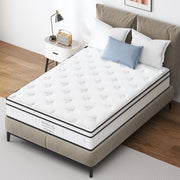 King Size Mattress,10 Inch Hybrid Mattress, Individually Pocketed Innerspring, Medium Firm