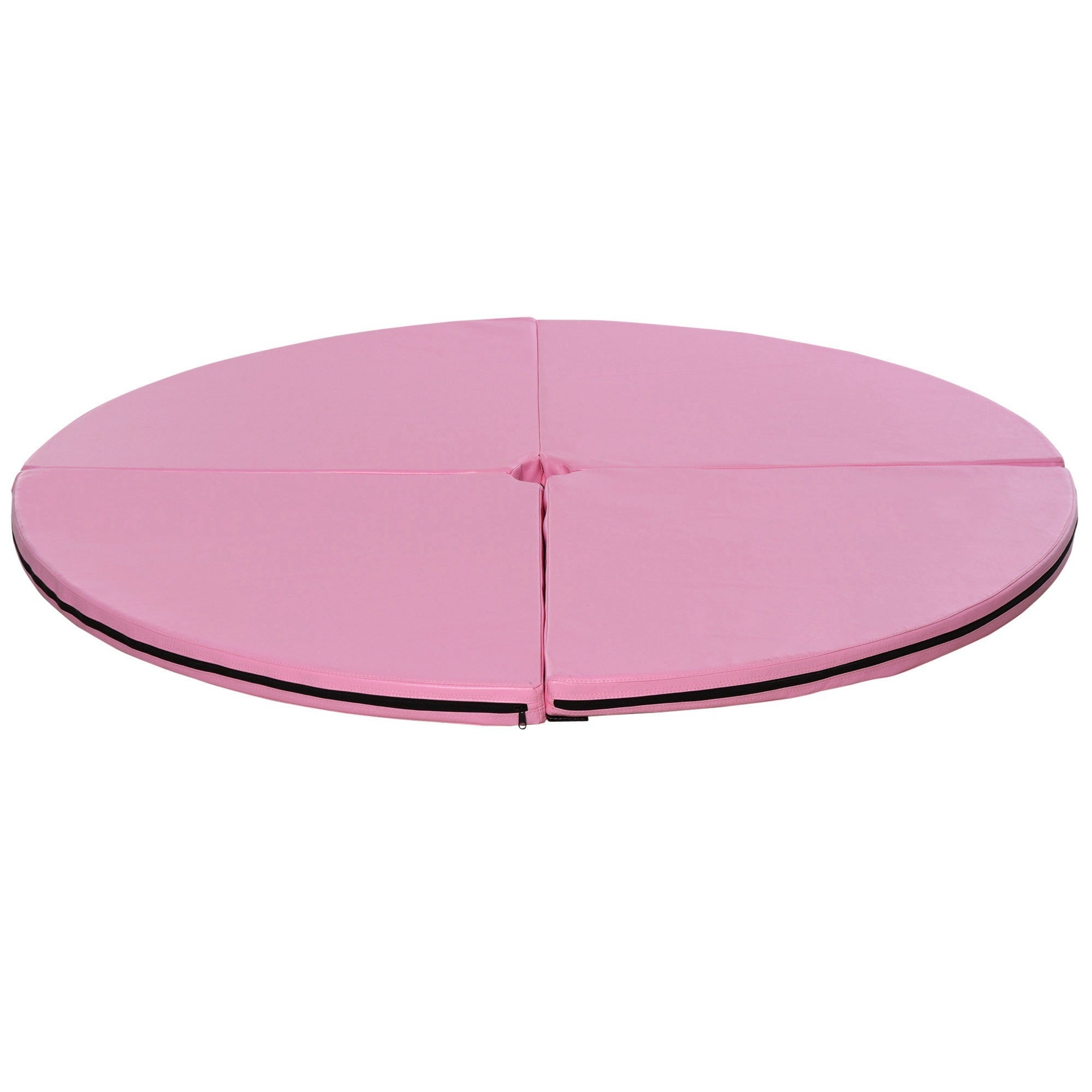 Soozier Pole Dance Mat, 2'T x 5'W Folding Pole Dance Mat for Home, Lightweight and Foldable, Pink