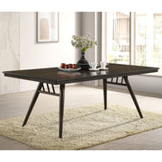 Wes Dark Walnut Rectangular 80-inch Wood Dining Table