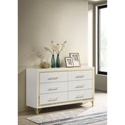 Chesney White 6-drawer Bedroom Dresser