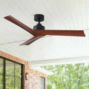 52' Black Lowe Profile Ceiling Fan without Light