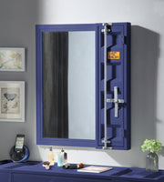 Cargo Blue Finish Vanity Mirror