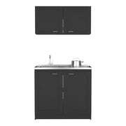 Cabinet Set Zeus, Garage, Black