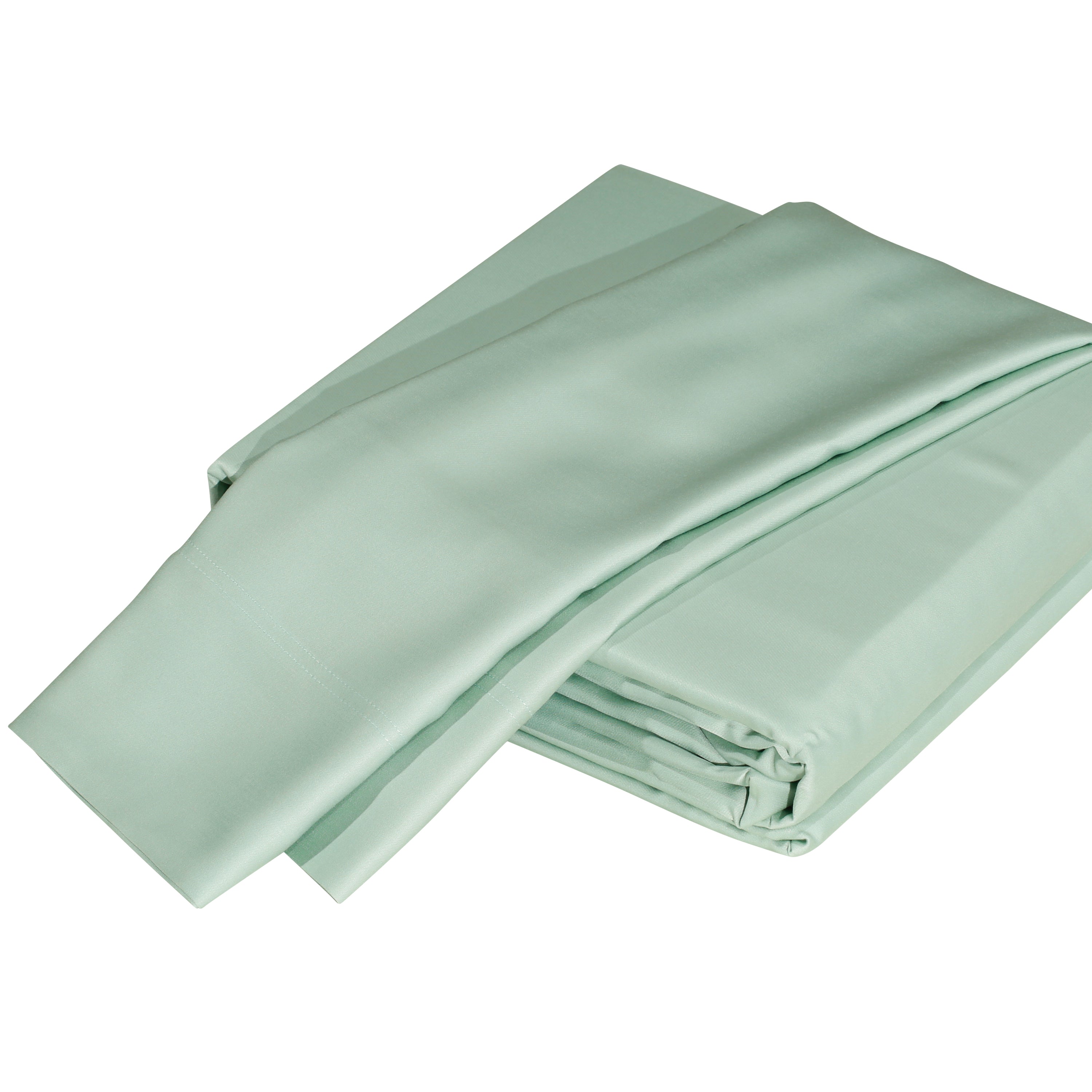 Luxuriously Soft 100% Viscose Derived from Bamboo 4-Piece Sheet Set, Oeko-TEX Certified, King - Seaglass