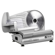 Meat Slicer Machine for Home, Electric Food Slicer, with 7.5' Stainless Steel Blade, 180 W, Adjustable Thickness, Easy to Clean, Cuts Meat, Bread, Cheese and Deli, Sliver